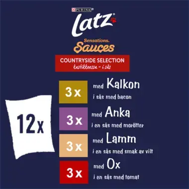 Latz Sensations Sauces Countryside Selection kastikkeessa