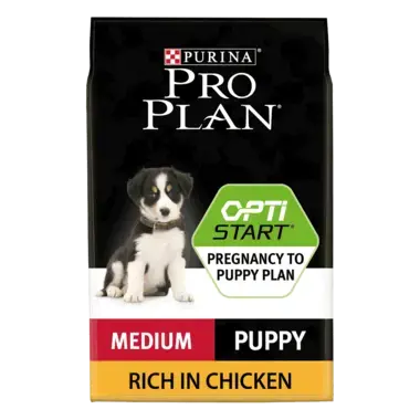PRO PLAN® Medium Puppy Healthy Start Runsaasti Kanaa