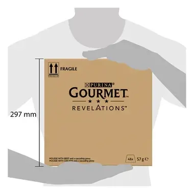 GOURMET® Revelations sisältää Nautaa & Kanaa (48-pack)