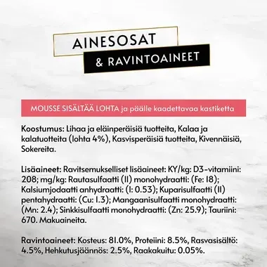 GOURMET® Revelations sisältää Lohta