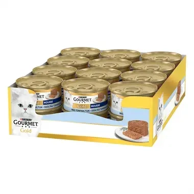 GOURMET® Gold Mousse sisältää Tonnikala