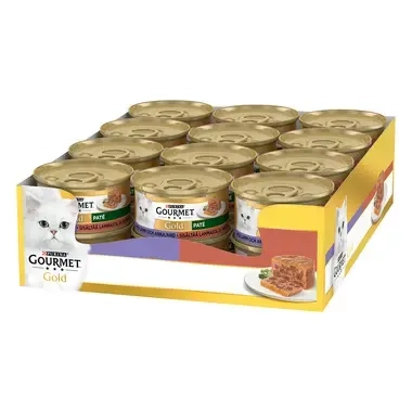 GOURMET® Gold Paté sisältää Lammasta & Ankkaa