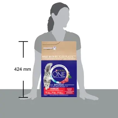 Purina ONE Sterilcat, Sisältää runsaasti Nautaa ja Vehnää 2,8kg size