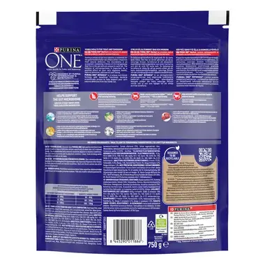 Purina ONE Sterilcat, Sisältää runsaasti Nautaa ja Vehnää 750g back pack