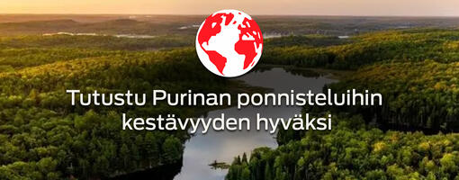 Tutustu Purinan ponnisteluihin kestävyyden hyväksi